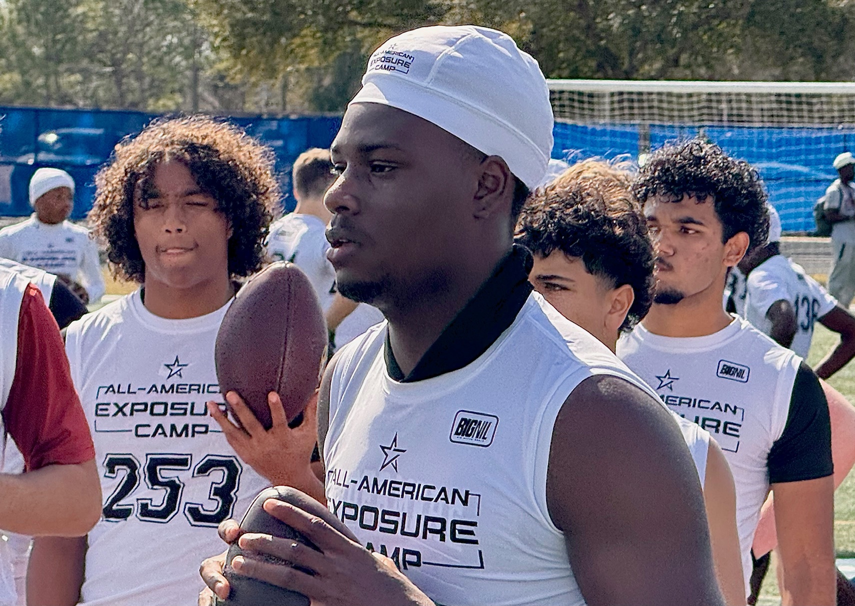 Windermere senior Jay Caldwell at the 2026 Orlando All-American Exposure...