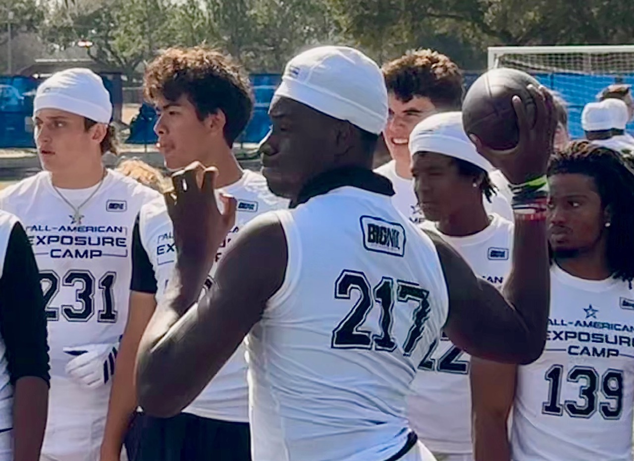 Windermere senior Jay Caldwell at the 2026 Orlando All-American Exposure...