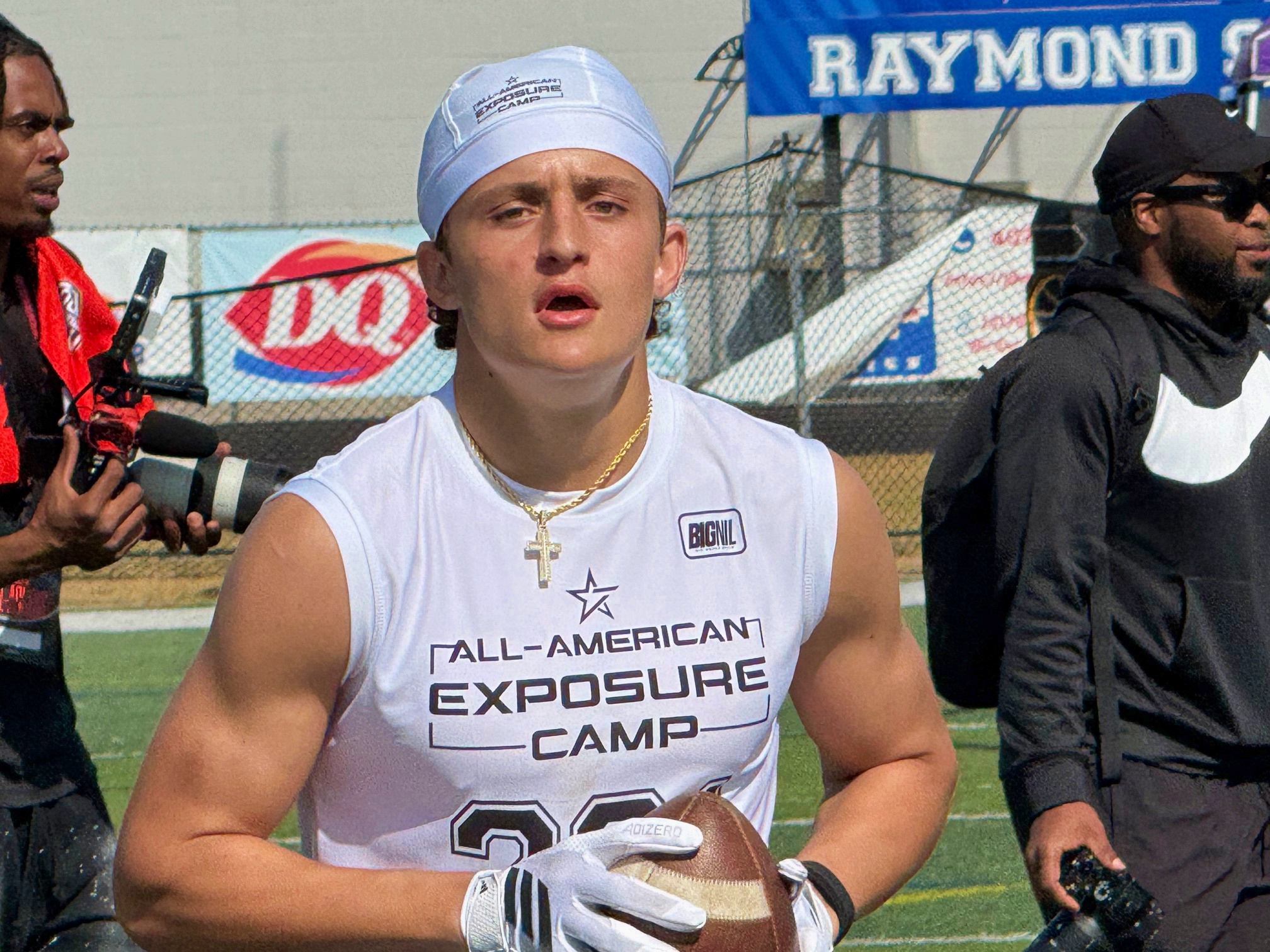 TFA freshman Taj Anderson at the 2026 Orlando All-American Exposure...