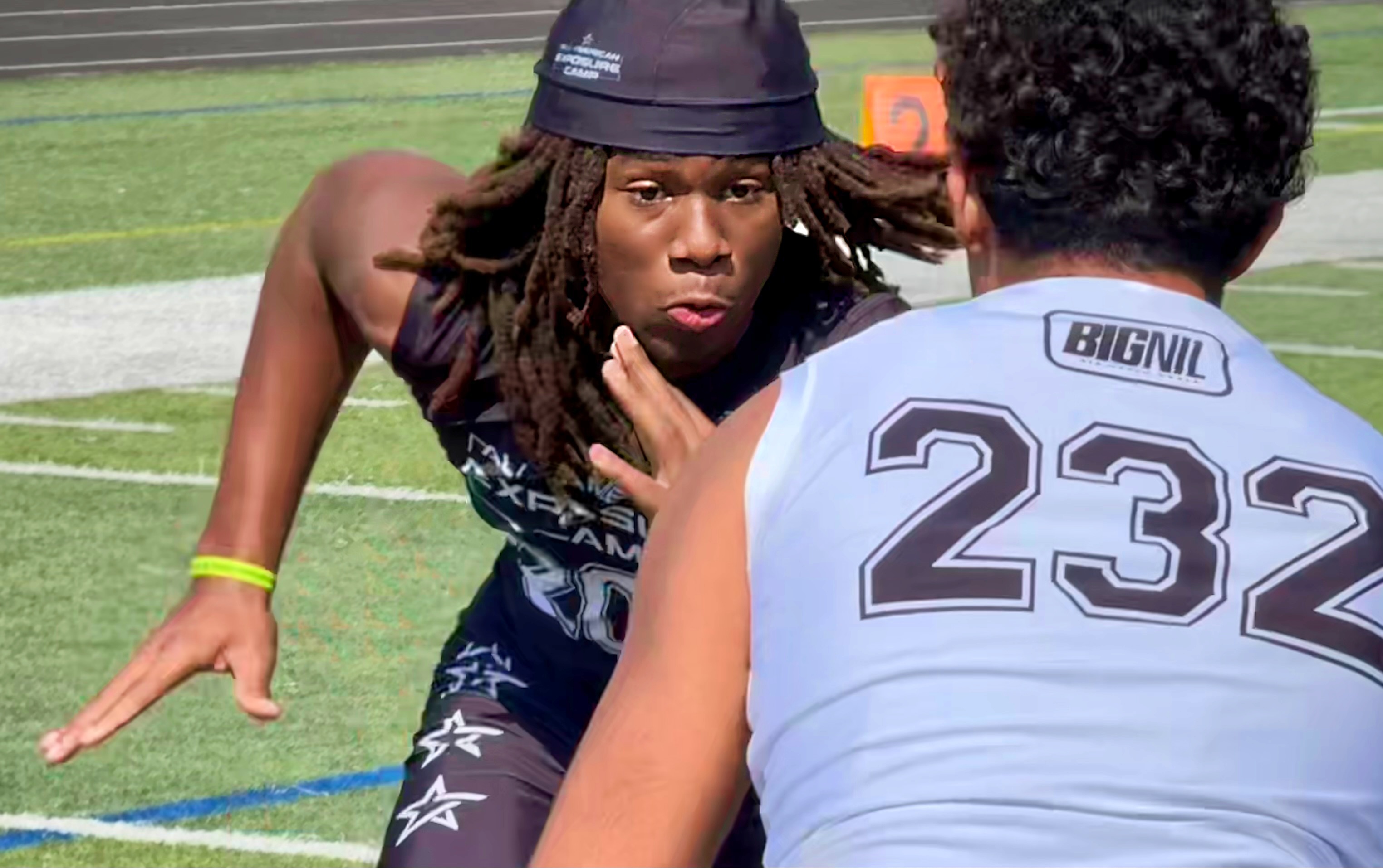 Cocoa junior Gregory Graham at the 2026 Orlando All-American Exposure...