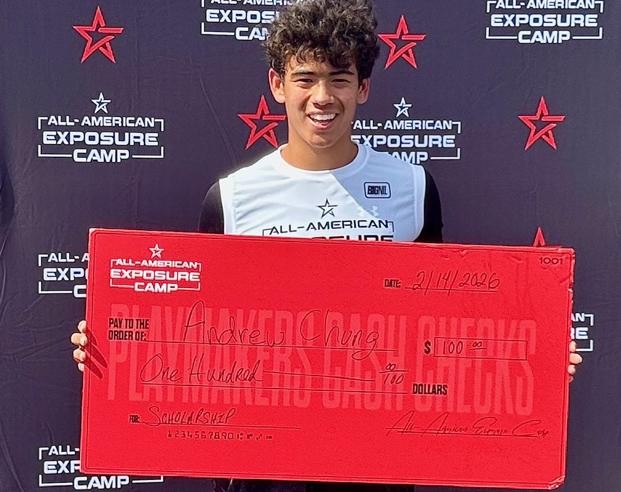 Overall MVP West Orange junior AJ Chung at the 2026...