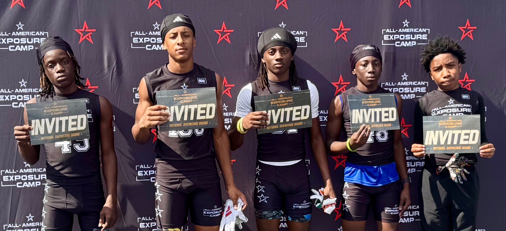 Top middle school wide receivers Brendan Odom, Jamai Brown, Prince...