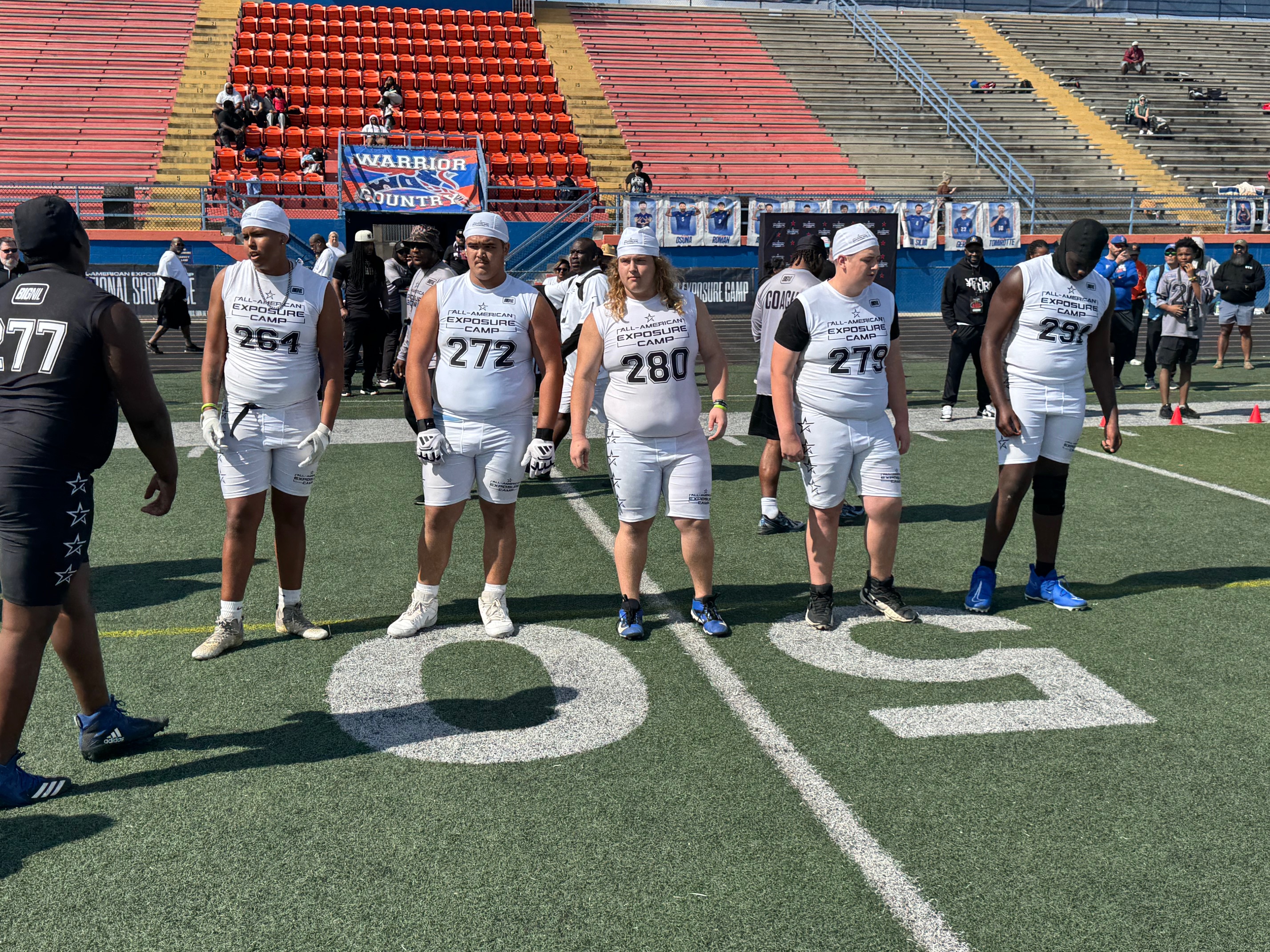 Top 5 offensive linemen Jacob Deal, Fenway Cochrane, Brayden Koch,...