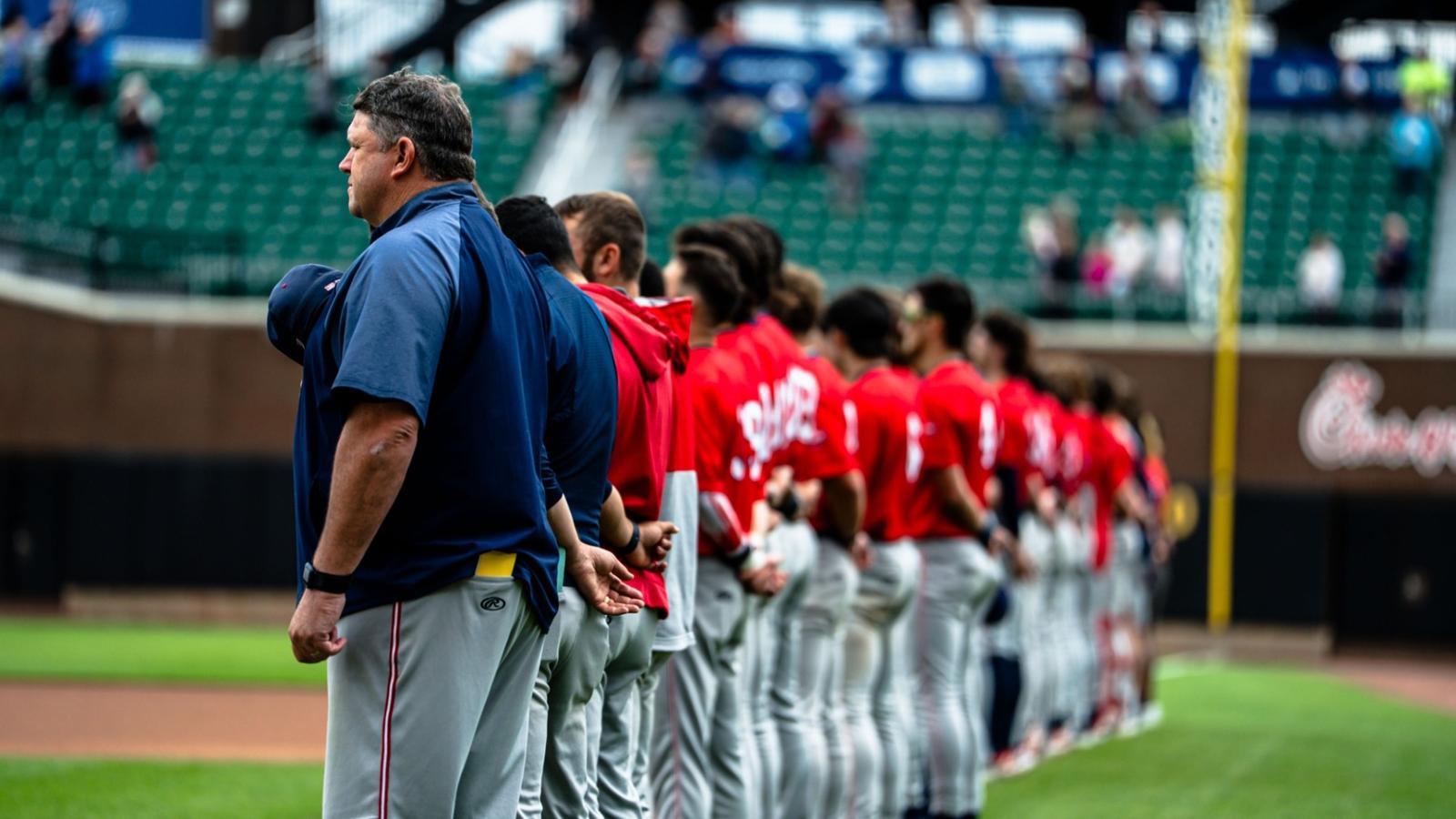 Shaun McMillan led the way offensively for the Red Storm, going 2-for-5 with a home run and tied a career-high with five RBIs
