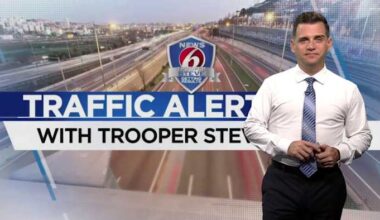 Trooper Steve has your Monday evening traffic alert
