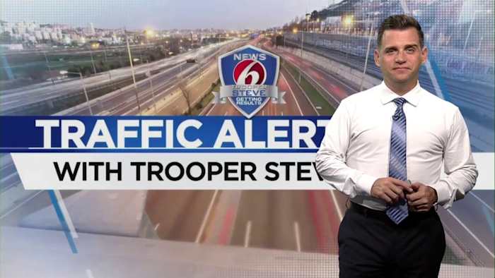 Trooper Steve has your Monday evening traffic alert