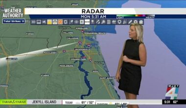 Mild temperatures and rising fire danger as rainfall deficit worsens across Northeast Florida, Southeast Georgia