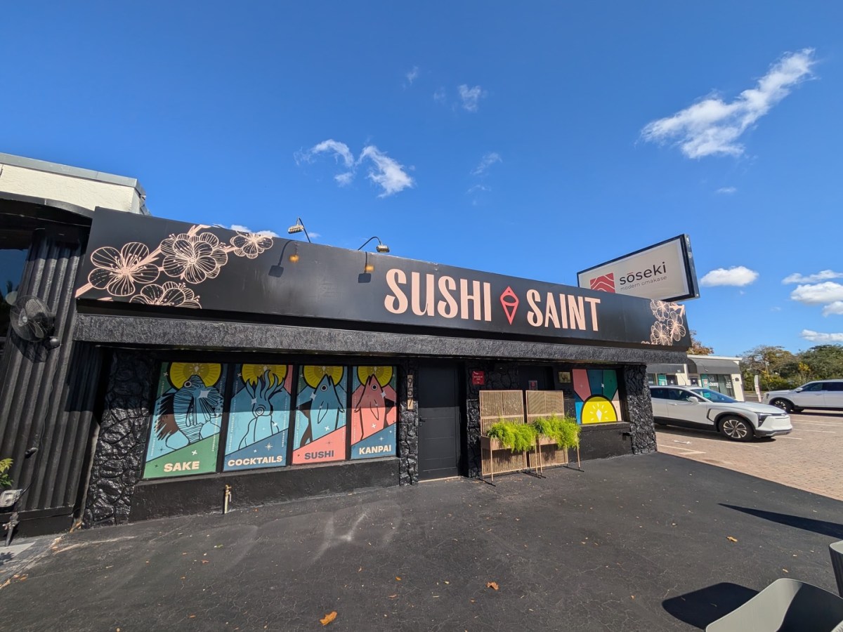 Sushi Saint is now open in former Bar Kada space