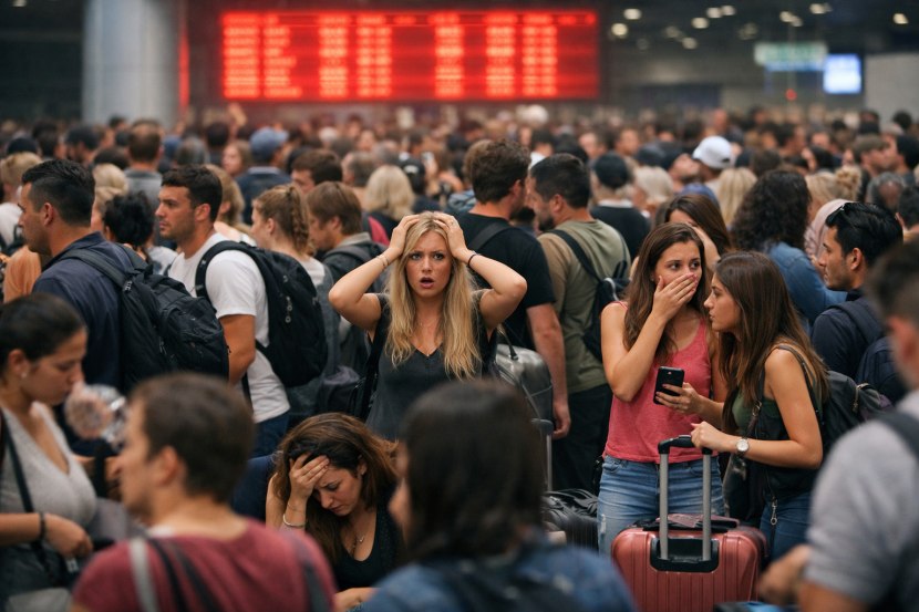 USA Travel Chaos Continues As New York, Orlando, Las Vegas, Chicago, Miami, Atlanta, Boston, Charlotte, Fort Lauderdale, Detroit, Newark, Burbank, And More Cancel 186 And Delay 3,110 Flights, Disrupting Southwest, American, JetBlue, Delta, Spirit And Other Airlines