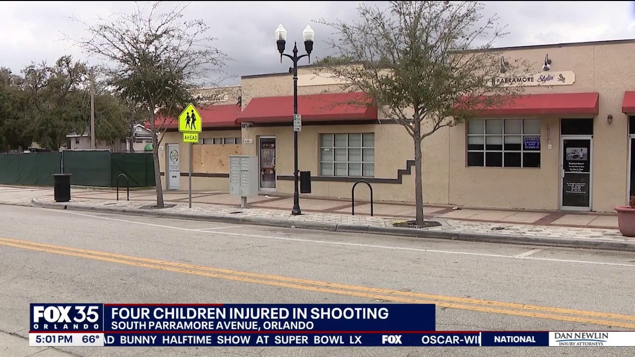 4 children shot near downtown Orlando restaurant