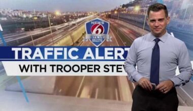 Trooper Steve has your Tuesday evening traffic alert