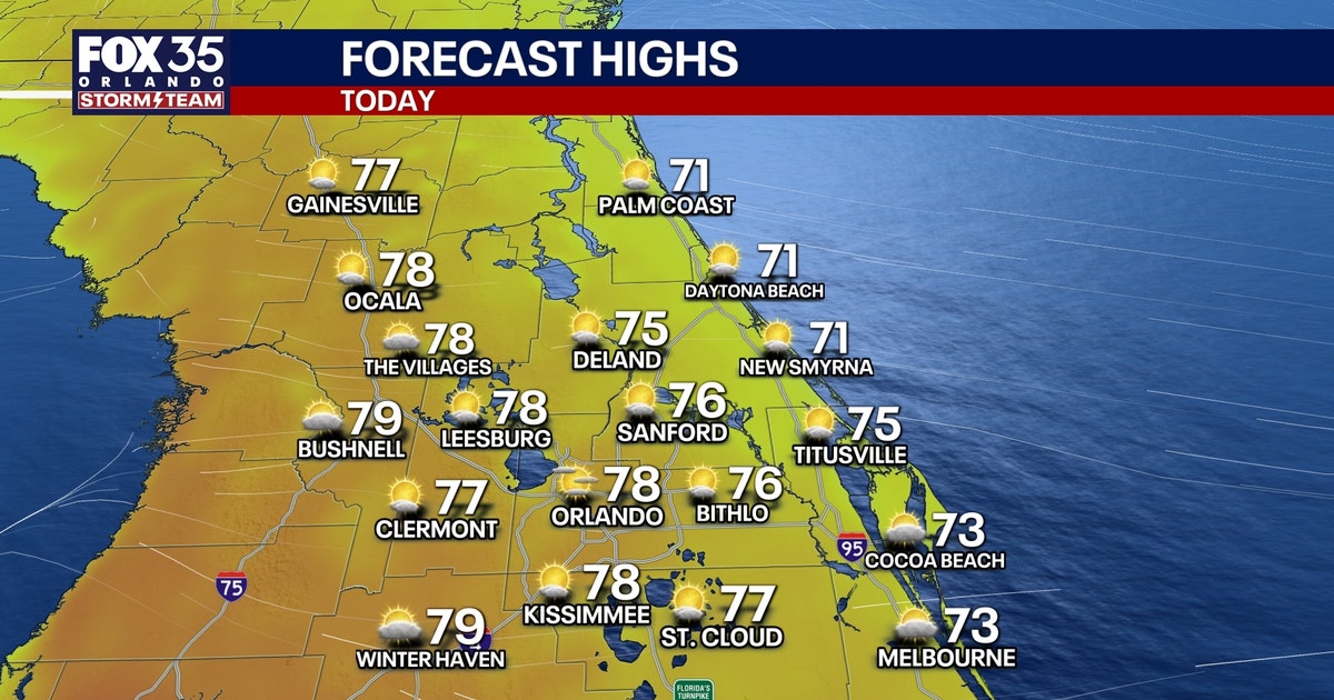 Orlando weather: Unseasonably warm temperatures for Central Florida