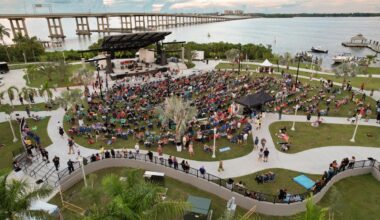 Caloosa Sound Amphitheater will set the scene for four performances in March. Photo courtesy of Caloosa Sound Amphitheater