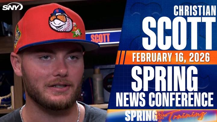 Christian Scott on progress of his Mets return: 'The velocity has come back nicely'