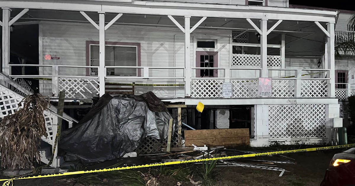 Car crashes into Central Florida motel, displacing more than 50 residents