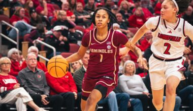 Kubek Secures Double-Double at No. 9/9 Louisville