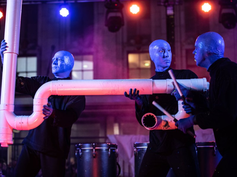 Blue Man Group is only one of many visual delights at Immerse 2026 in downtown Orlando