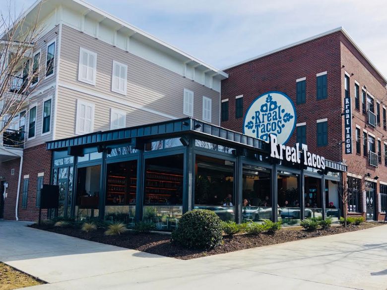 A phpto showing a Rreal Tacos location exterior.