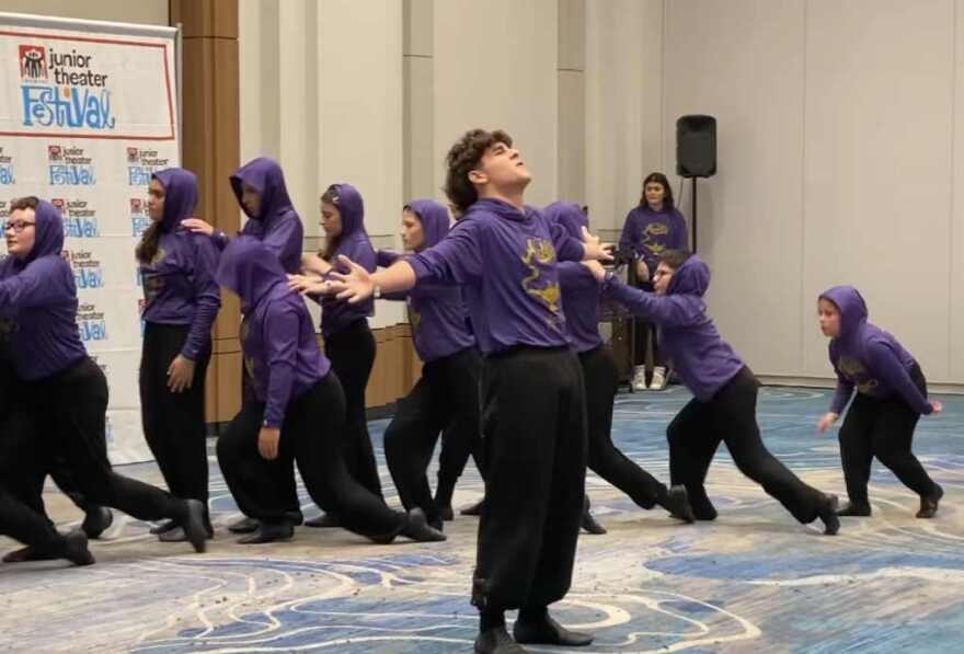 Melody Lane Performing Arts Center competition team performs number from 'Disney's Aladdin JR' at JTF Atlanta.