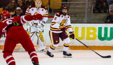 No. 9 Bulldogs Head East to Oxford to Face No. 20 Miami in NCHC Showdown