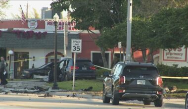 Driver, pedestrian hospitalized following Hollywood crash