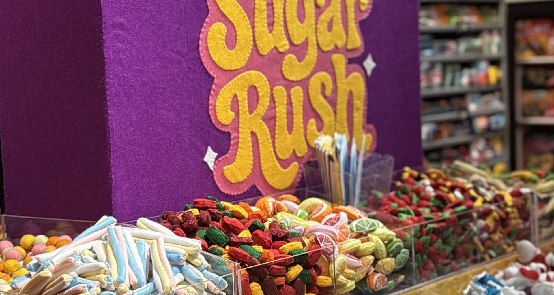 There's still time to get some of Lucy Sparrow's 'Sugar Rush' felt sweets in St. Pete