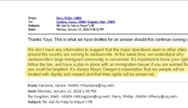 No inflammatory language found in Jacksonville city employee’s communications following Florida AG’s subpoena