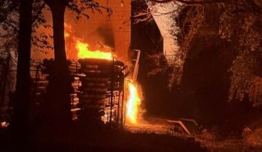 Fire reported outside of Orlando business; no injuries reported