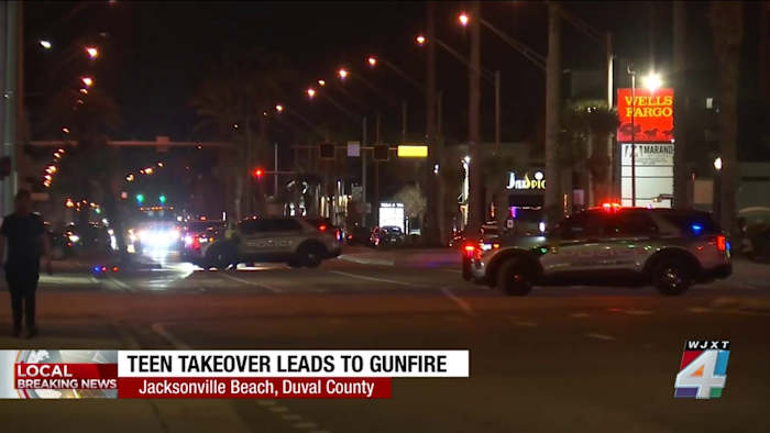 Jacksonville Beach Police say 4 people were shot during ‘takeover’ event