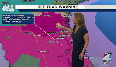 Meteorologist Michelle McCormick has your Sunday forecast