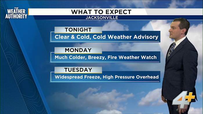 Cold Weather Advisory Issued Ahead of Monday Morning Chill