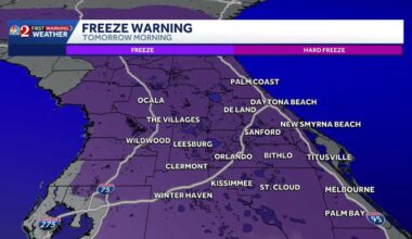 Dry air, gusty winds increase fire threat in Central Florida