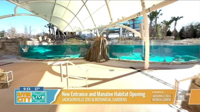 Jacksonville Zoo and Botanical Gardens to open new entrance with Manatee River on March 6th.