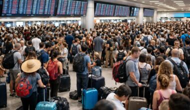 Travellers left stranded at fort lauderdale, miami, palm beach, orlando, and major us cities as jetblue, spirit, and delta face 91 cancellations and 50 delays