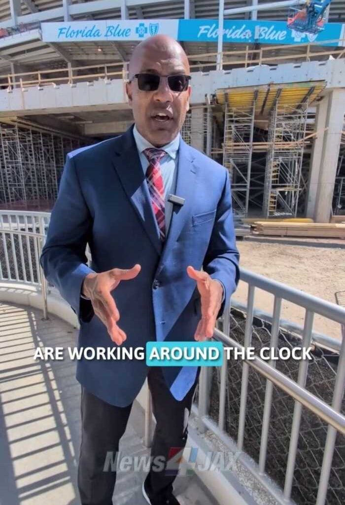 Construction ramps up at EverBank Stadium