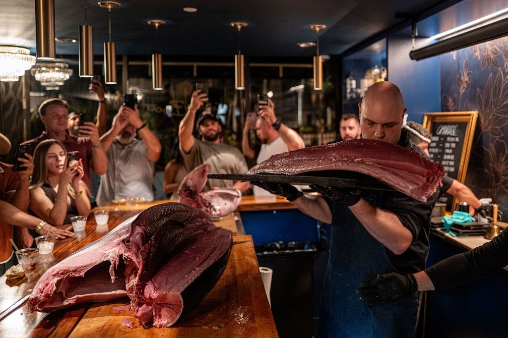 Watch a Massive Tuna Carving and Eat a Six-Course Dinner at Kosher Miami Restaurant Maison Ostrow