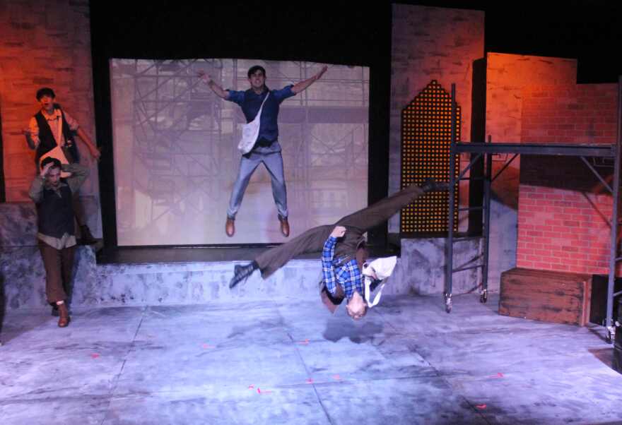 Scene from Fort Myers Theatre's production of 'Newsies'
