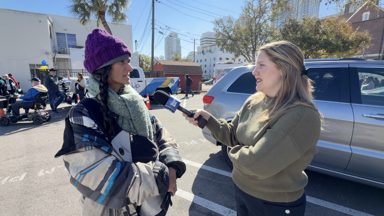 Shower up for unhoused