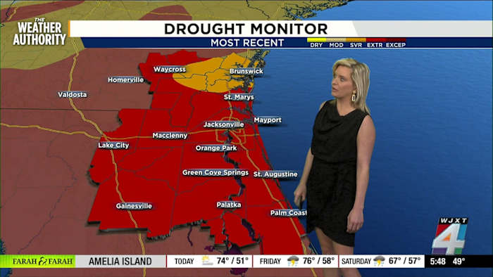 Jacksonville prepares for much-needed rain as drought persists