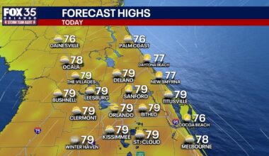 Orlando weather: Warm temps, much-needed rain on the way