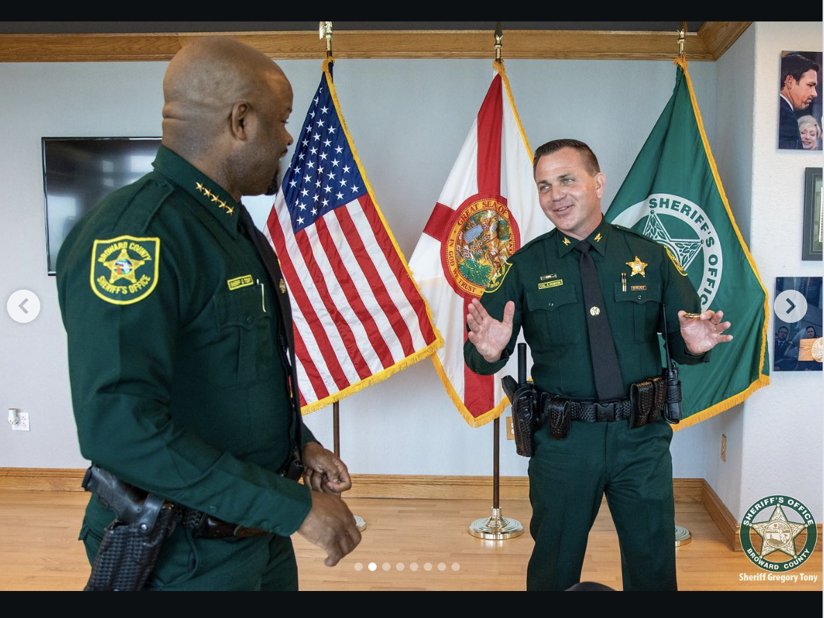 New BSO undersheriff Robson plays the victim in 'patty cake' case