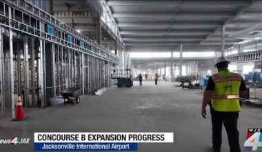 We're taking you behind-the-scenes as Concourse B takes shape at JAX