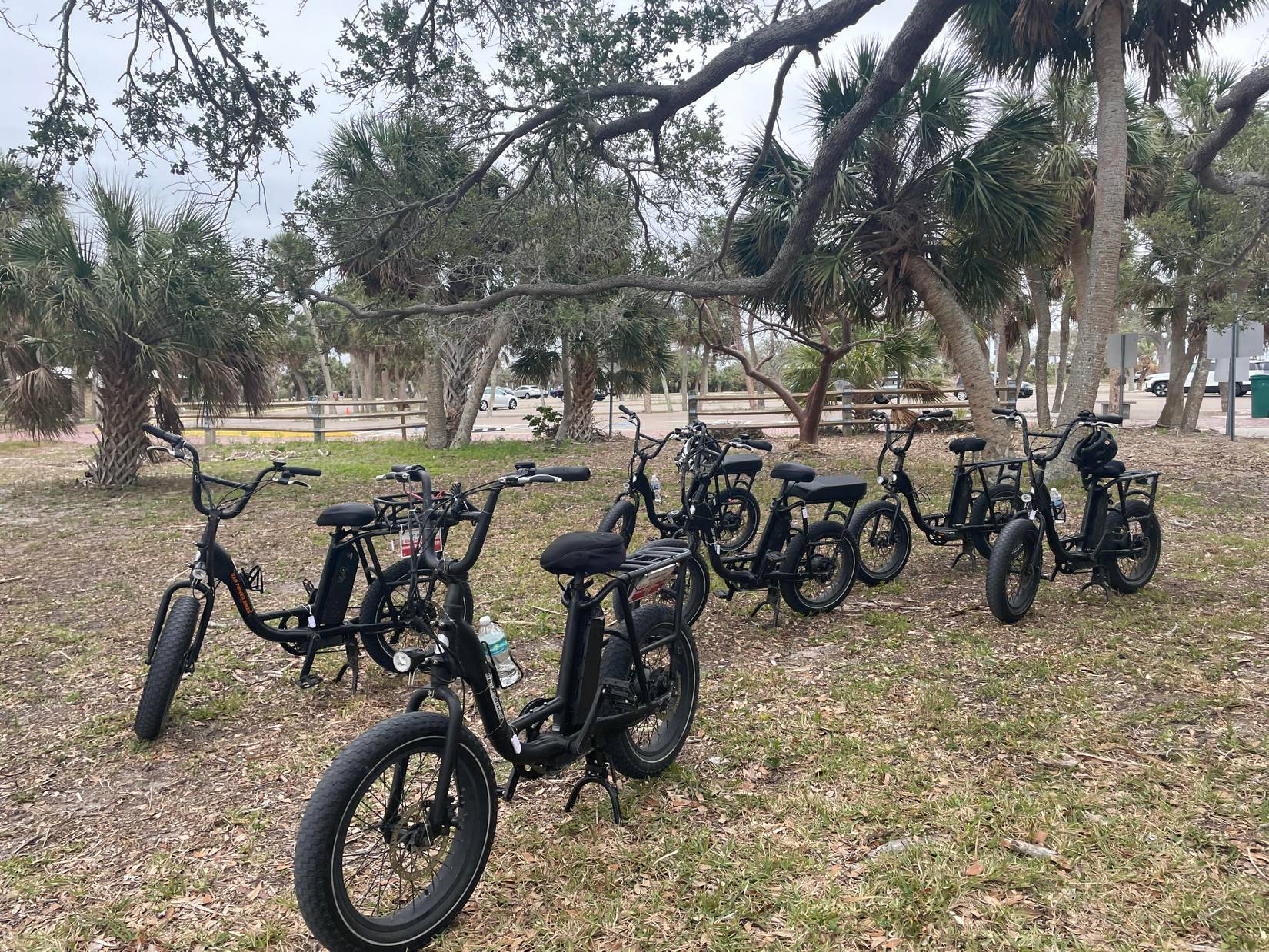 E-bikes at Fort De Soto, St. Petersburg, Florida