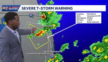Central Florida's Severe Weather Threat Ends Showers Push Offshore