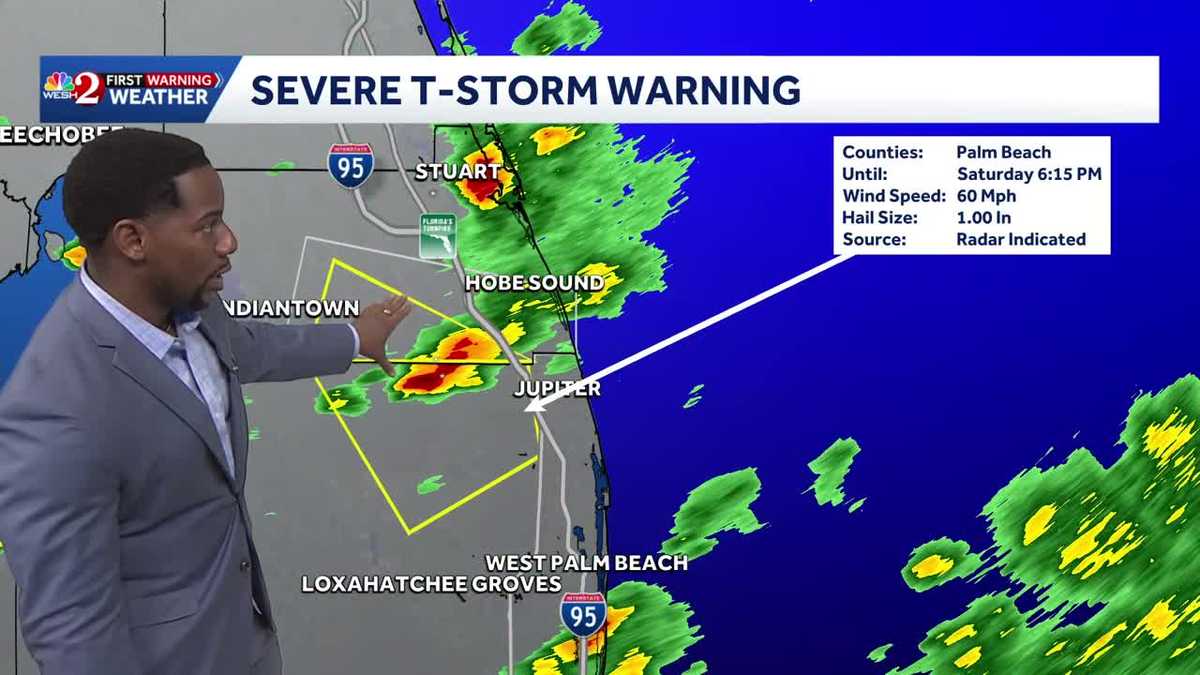 Central Florida's Severe Weather Threat Ends Showers Push Offshore