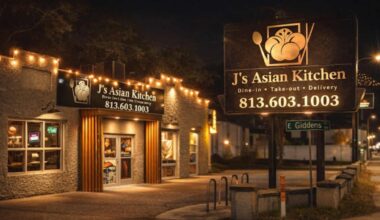 Exterior of restaurant