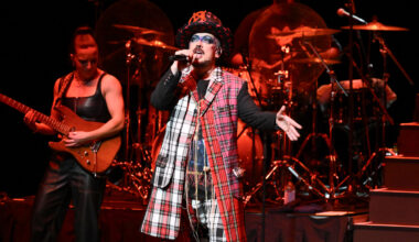 Photo of Boy George performing on stage