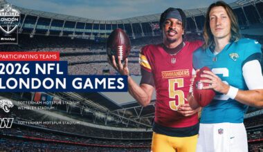 Jacksonville Jaguars and Washington Commanders to Play in 2026 NFL London Games