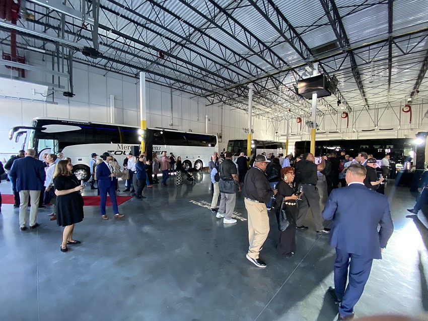 Daimler Coaches North America’s new headquarters in West Jacksonville at 7215 Jones Branch Blvd.