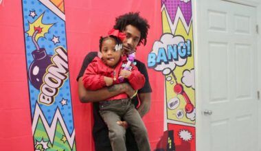 Everyone dressed in their favorite superhero costumes.